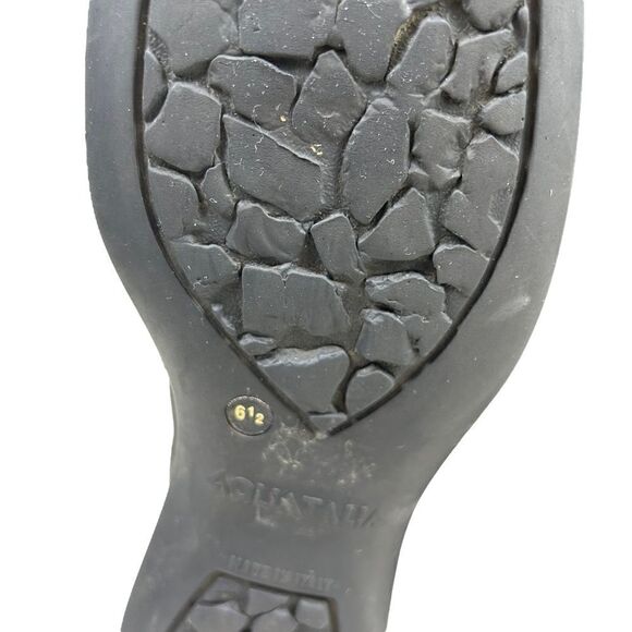 Aquatalia Two Tone Brown Suede Boots 6.5 Weatherproof Color Block - Picture 9 of 12